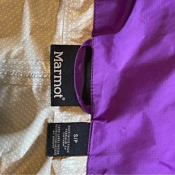 Marmot PreCip Rain Jacket Purple Sz Small - Picture 2 of 11